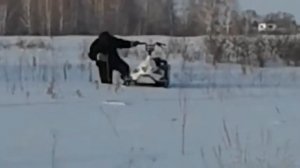 Снегоход  “прокачанная “ рыбинка 2.