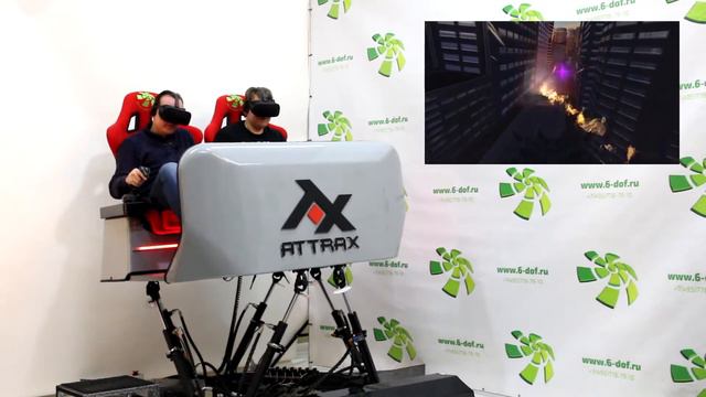 Аттракцион "AttraX". Интерактивный рифт "Месть дракона" смотреть онлайн