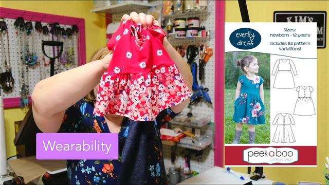 Pattern Review: The Everly dress by Peek-a-Boo Patterns смотреть онлайн