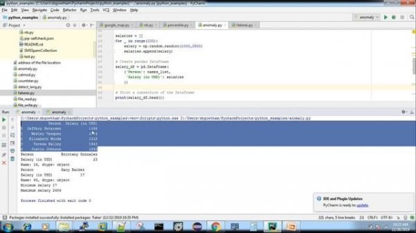 Python Anomaly Detection Quick Start?