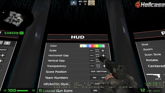 КАК ИЗМЕНИТЬ ЦВЕТ ИНТЕРФЕЙСА/HUDA В CS:GO?! смотреть онлайн