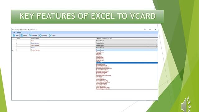 Excel to VCF Converter смотреть онлайн