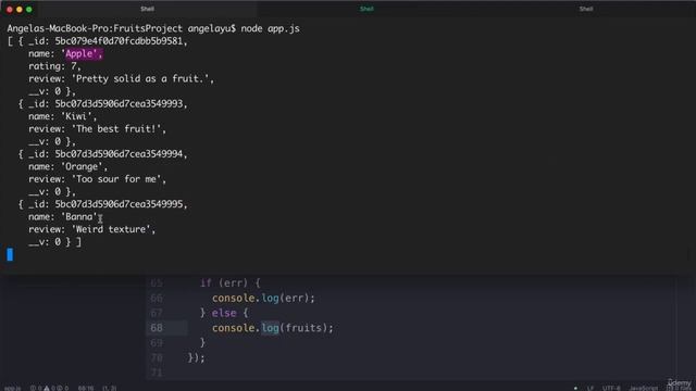 Reading From Your Database With Mongoose смотреть онлайн