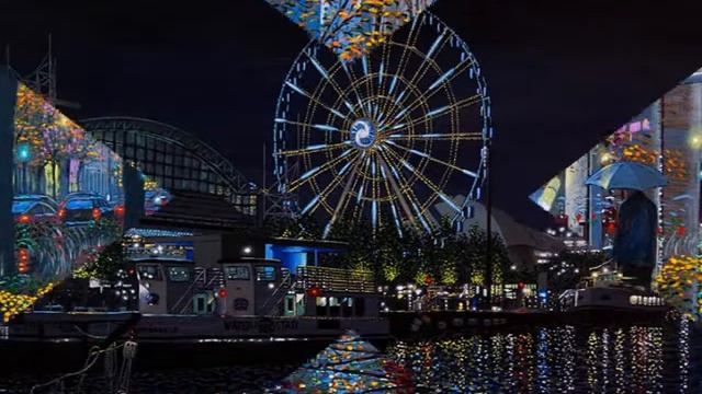 96. Музыка ночного города. Картины художника Майкла Чейни (Majkl CHejni) смотреть онлайн