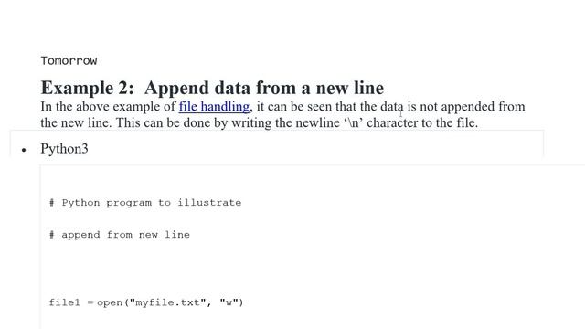 Python | Append to a file смотреть онлайн