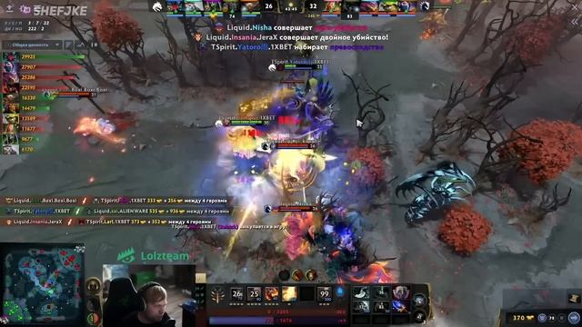 НС СМОТРИТ ЖЕСТКУЮ БИТВУ ТИМ СПИРИТ ПРОТИВ ЛИКВИД! / НС КОММЕНТИРУЕТ TEAM SPIRIT VS LIQUID смотреть онлайн
