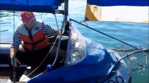 Лодка ПВХ с парусом Сочи 1