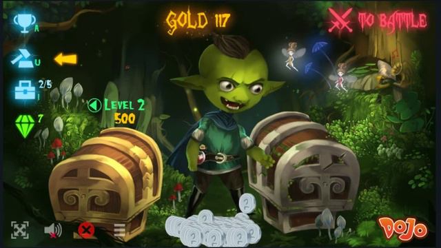 Играем в кликер.(Goblin Treasure Hunt)