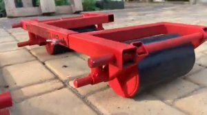 Тележка подкатная для эвакуатора с покрытием колёс полипропиленом