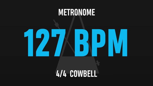 127 BPM 4/4 - Best Metronome (Cowbell) смотреть онлайн