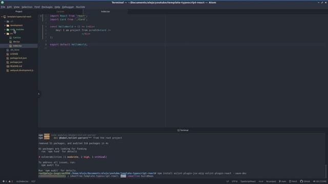 Best configuration for ATOM-IDE to React and Typescript | 2022 ? смотреть онлайн