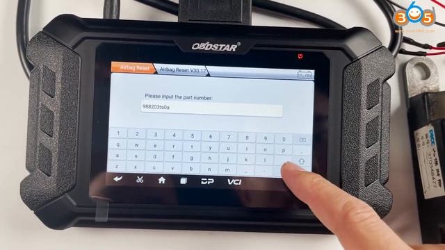 OBDSTAR P50 Reset Nissan Airbag 98820 3TS0A with P004-obdii365 смотреть онлайн