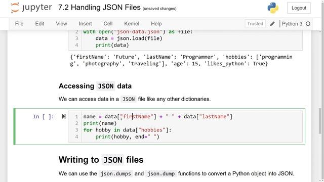 Handling JSON Files in Python - Python Fundamentals 7.2 смотреть онлайн