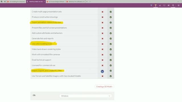 Sketchup Tutorial For Beginners: Sketchup Pro Vs Sketchup Make