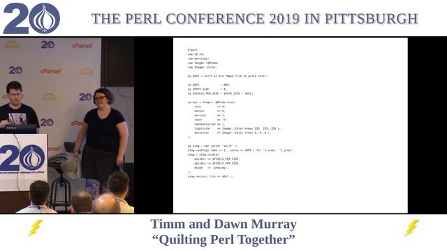 [Lightning Talk] Timm and Dawn Murray - "Quilting Perl Together" смотреть онлайн