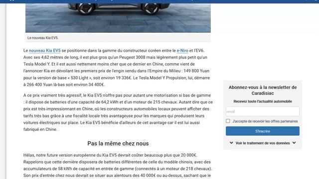 Kia EV5 : l'incroyable tarif en Chine...plus de deux fois moins cher que chez nous ! смотреть онлайн