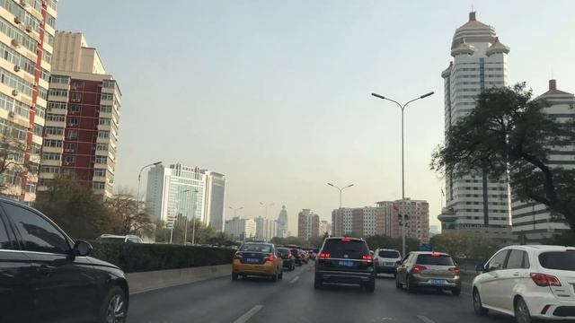【4K】Driving from Beijing West Railway Station to Deshengmen Bridge. Road Trip! Self-Driving! смотреть онлайн