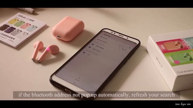 Review Inpods i12 Pro Macaron - Tutorial : Pairing i12 Bluetooth to Handphone смотреть онлайн