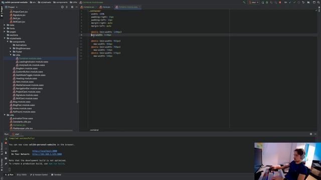 Personal Website with React - Replicating the Bootstrap Container Component смотреть онлайн