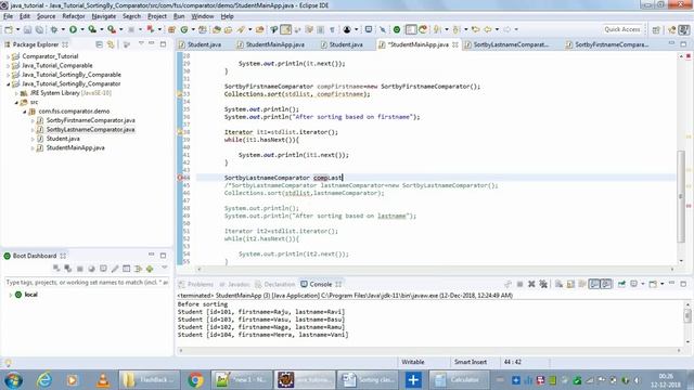 Java Comparator Tutorial Part 2/2 смотреть онлайн
