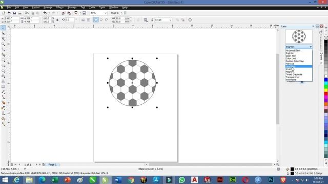 HOW TO MAKE FOOTBALL IN COREL DRAW IN HINDI BY VCE смотреть онлайн