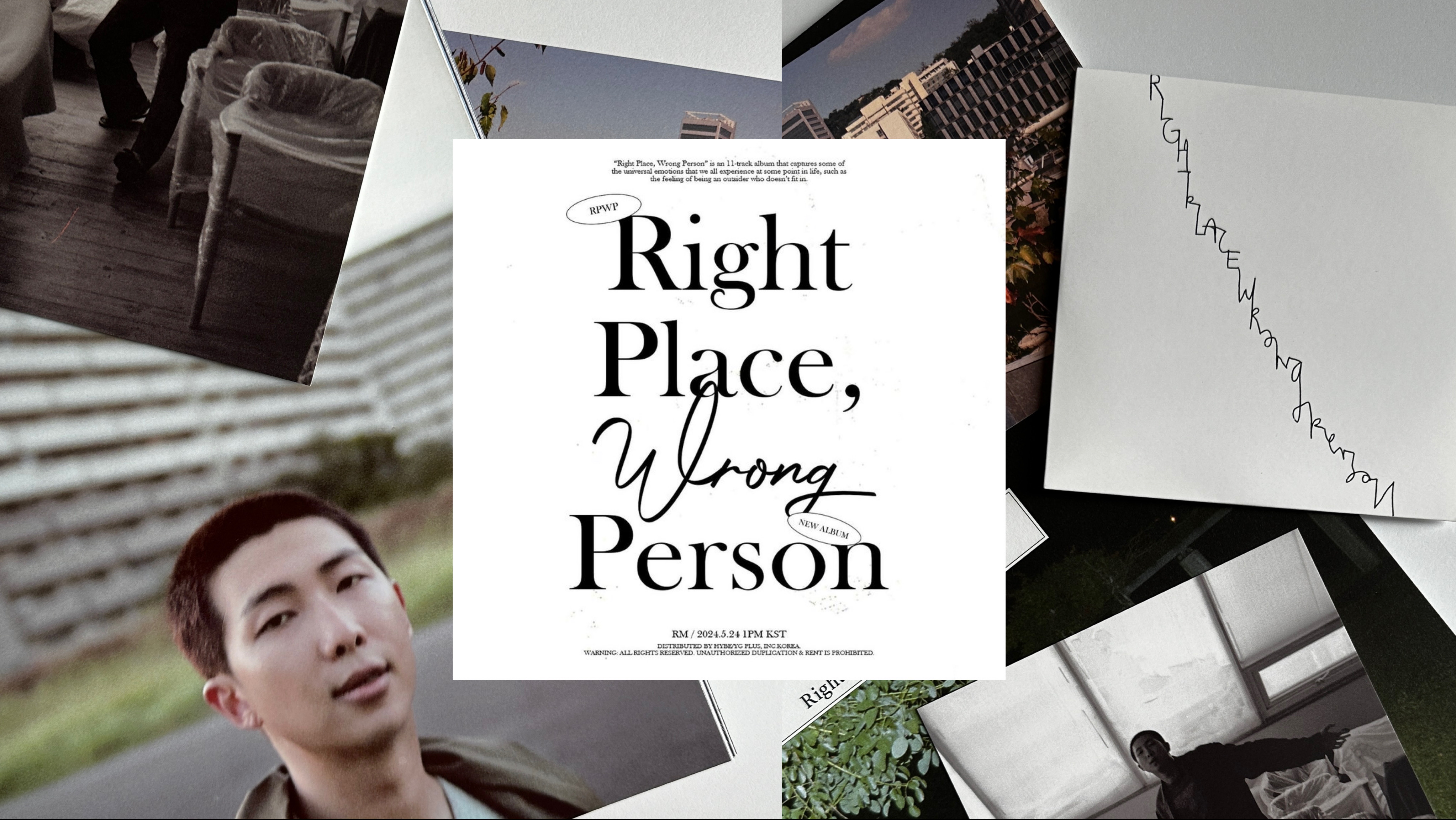Распаковка альбома RM - Right place, wrong person/ Unboxing RM (BTS) Right place, wrong person album смотреть онлайн