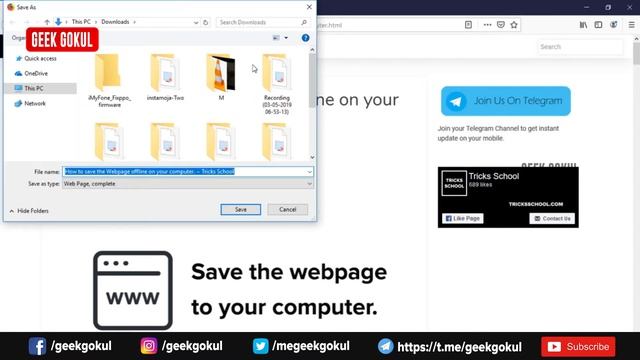 How to download Website offline view any time without Internet | Geek Gokul - Tamil смотреть онлайн