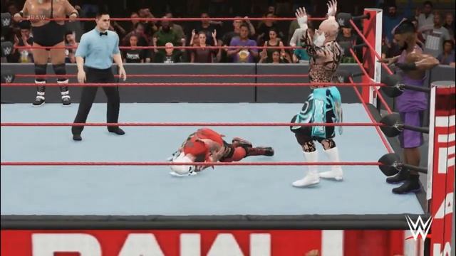 WWE RAW. 12 Elimination. 1 Lap. 1 Fight. Henker & Fructoza vs. Gangster & Ibragim "Zima" смотреть онлайн