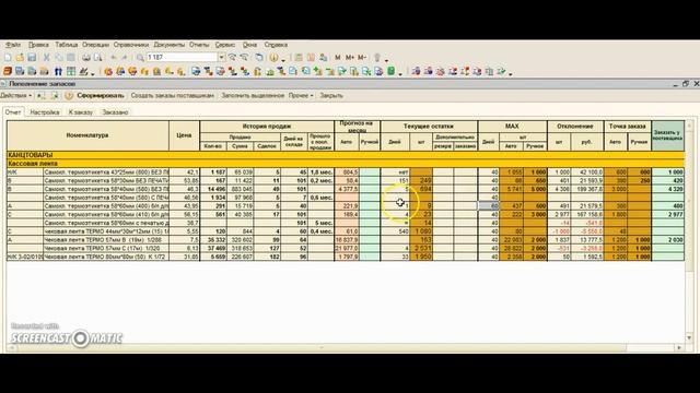 Помощник закупок по методу MIN/MAX смотреть онлайн
