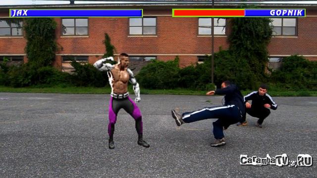 Jax vs Gopnik. Mortal Kombat in Real Life. Round 1 смотреть онлайн
