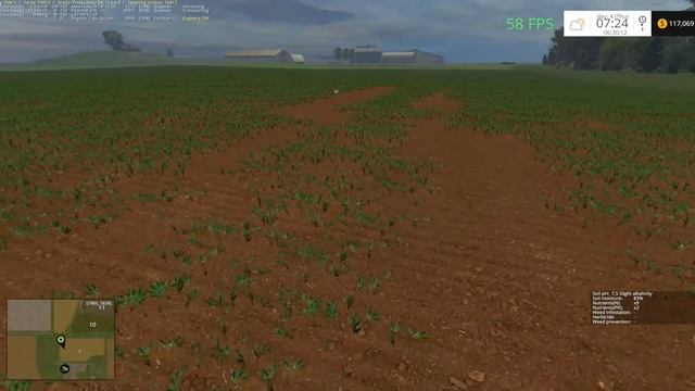 Farming Simulator 15 - Oklahoma - Spraying PK and harvesting wheat смотреть онлайн