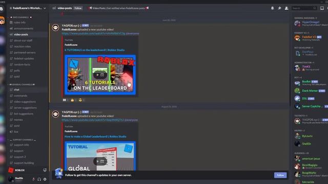Support Server for Lua and More! - Discord Server смотреть онлайн