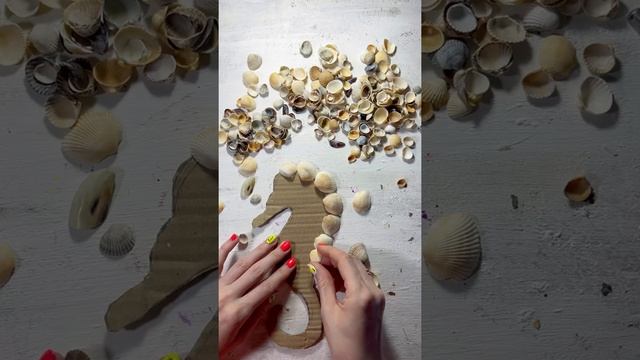 Поделки из ракушек/ морской конёк из ракушек смотреть онлайн