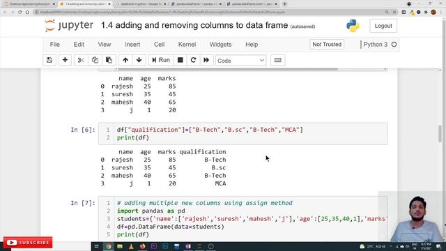 Adding and Removing Columns in Data Frame || Lesson 1.4 || Python for Data Science | Learning Monke смотреть онлайн