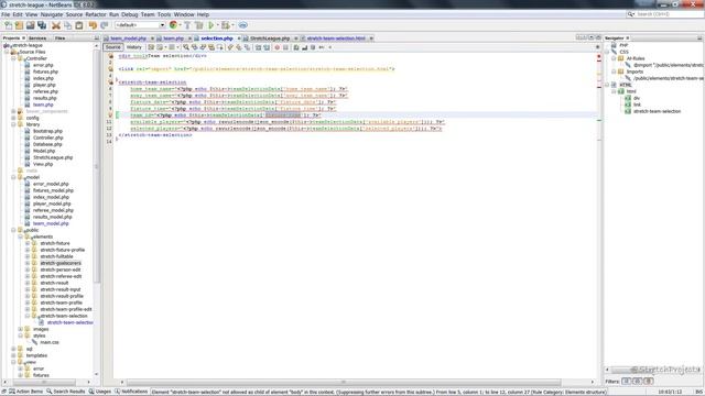 Player selection p2 (input) | PHP MVC Soccer League with Polymer смотреть онлайн