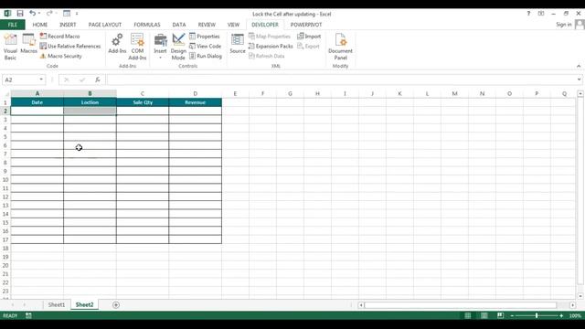 Excel Tips: Lock an Excel Cell after Updating the data смотреть онлайн