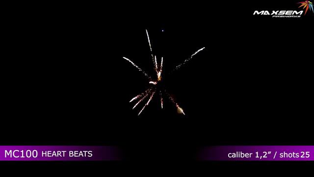 Очень красивый салют HEART BEATS MC100 MAXSEM смотреть онлайн