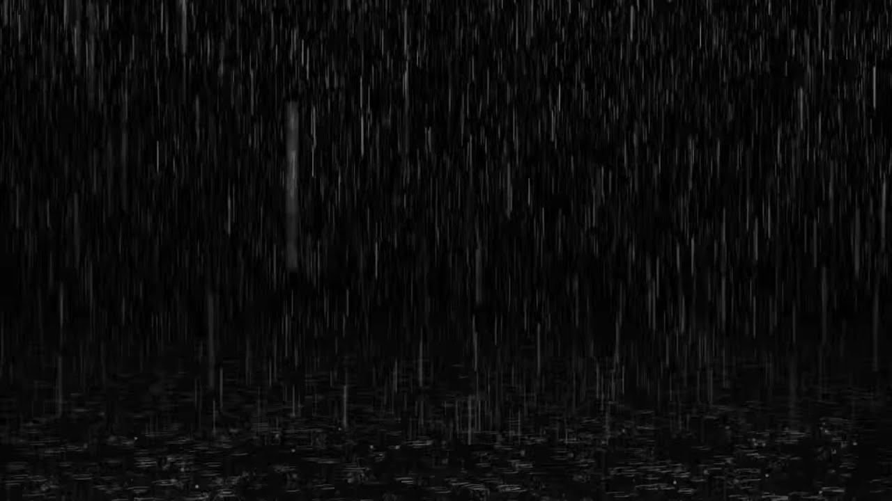 10 HOURS Gentle Rain By the Window | Gentle rain Black screen rain to sleep, study смотреть онлайн