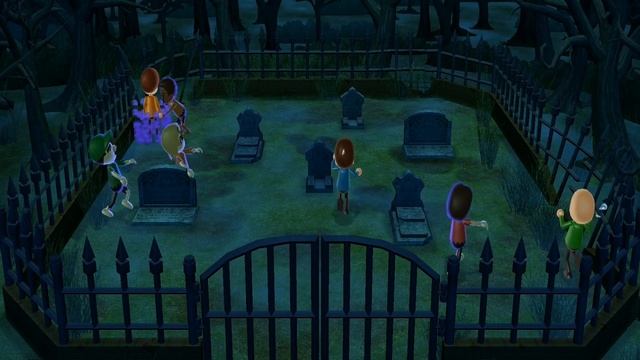 Wii Party minigame: Zombie Tag 60fps смотреть онлайн