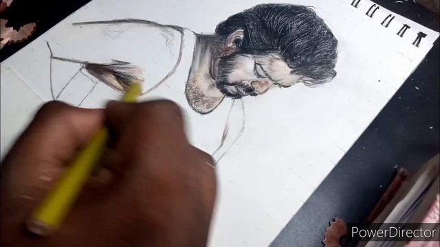 how to draw beast Vijay step by step/beast first look drawing/how to draw beast Vijay/ смотреть онлайн