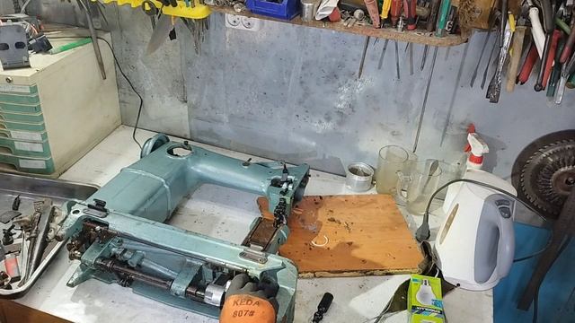 Восстановление колонковой двухигольной швейной машины ПМЗ
