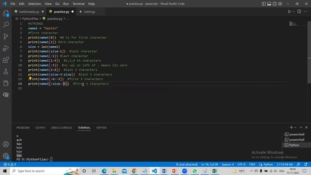 Day 6 - Strings in Python - 1 смотреть онлайн