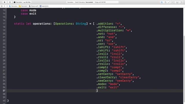 Creando calculadora binaria en Swift 3 (18): Parser PT 2 - Parseando Información смотреть онлайн