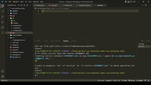 EP5-- CAP - HANA - Fiori Elements - E2E Application Development | VSCode | HANA HDI смотреть онлайн