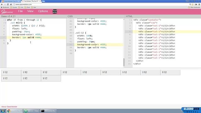Learn Sass in Arabic #15 - Create Simple Grid System смотреть онлайн