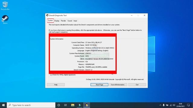 Cara Mengecek Spesifikasi Laptop Lenovo Windows 7/10