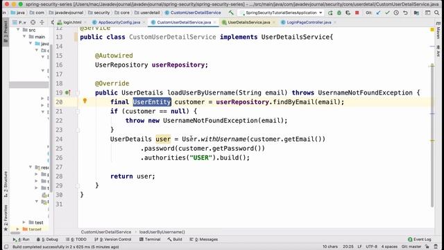 Custom login page with spring security смотреть онлайн