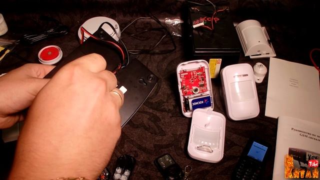 Работа беспроводной GSM сигнализации с Aliexpress смотреть онлайн