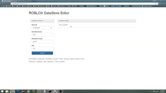 DataStore Editor: Web Client (Early Demo) смотреть онлайн