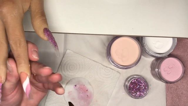 Glitterbels Acrylic Nail Tutorial💅🏻How To Encapsulate 3d Flowers & Colour Block Coloured Acrylic